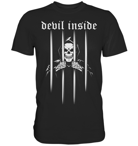 Devil inside. Gothic Skelett - Premium Shirt