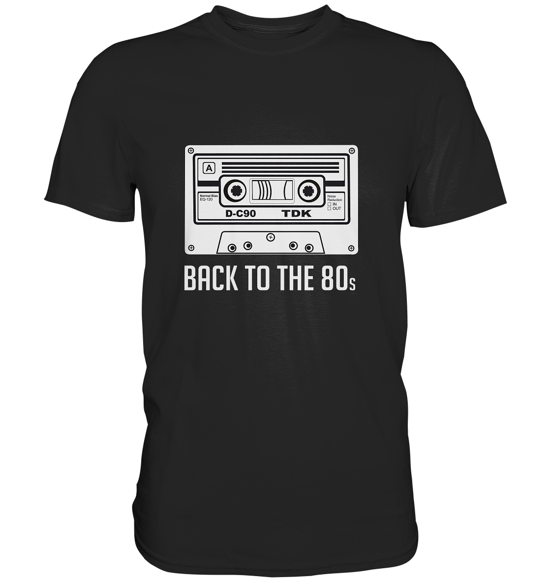 Back to the 80s! Achziger Jahre Retro Kassette - Premium Shirt