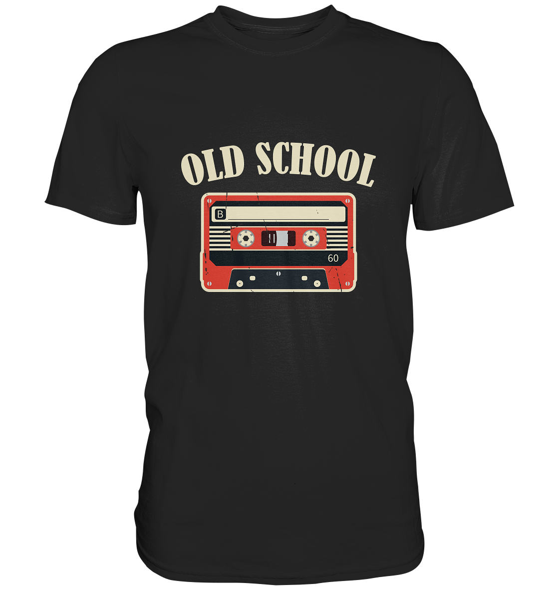 Old School. Kassette Retro Vintage - Premium Shirt