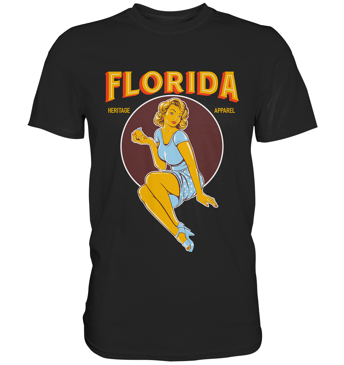Florida PinUp. Retro Vintage - Premium Shirt