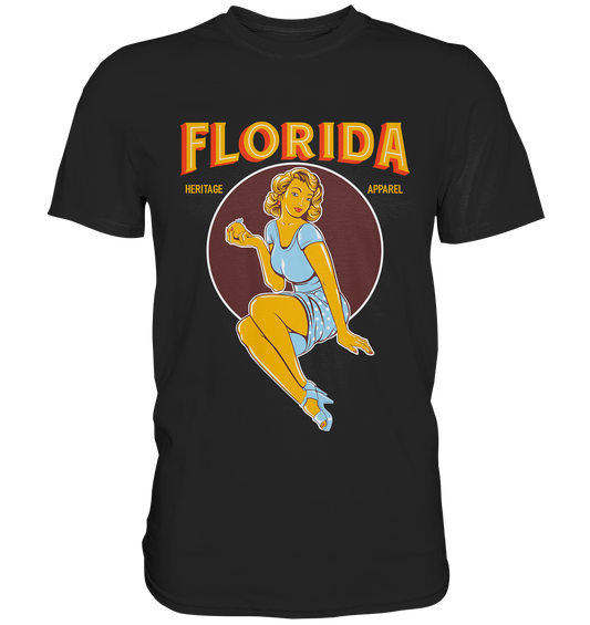 Florida PinUp. Retro Vintage - Premium Shirt