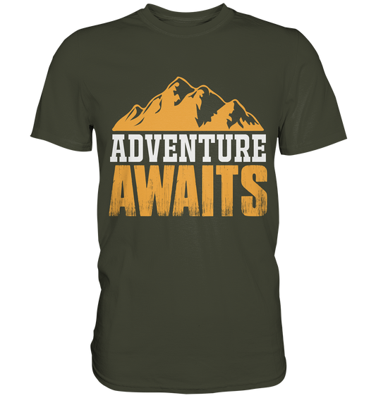 Adventure awaits. Outdoor - Premium Shirt