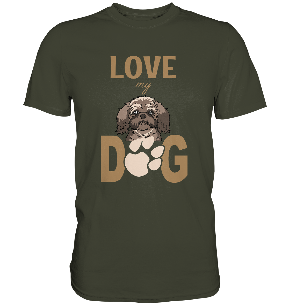 Love my dog. Hunde Bolonka  - Premium Shirt