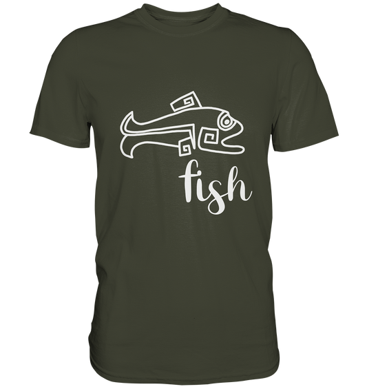 Fisch. Hecht Angler Fish - Premium Shirt