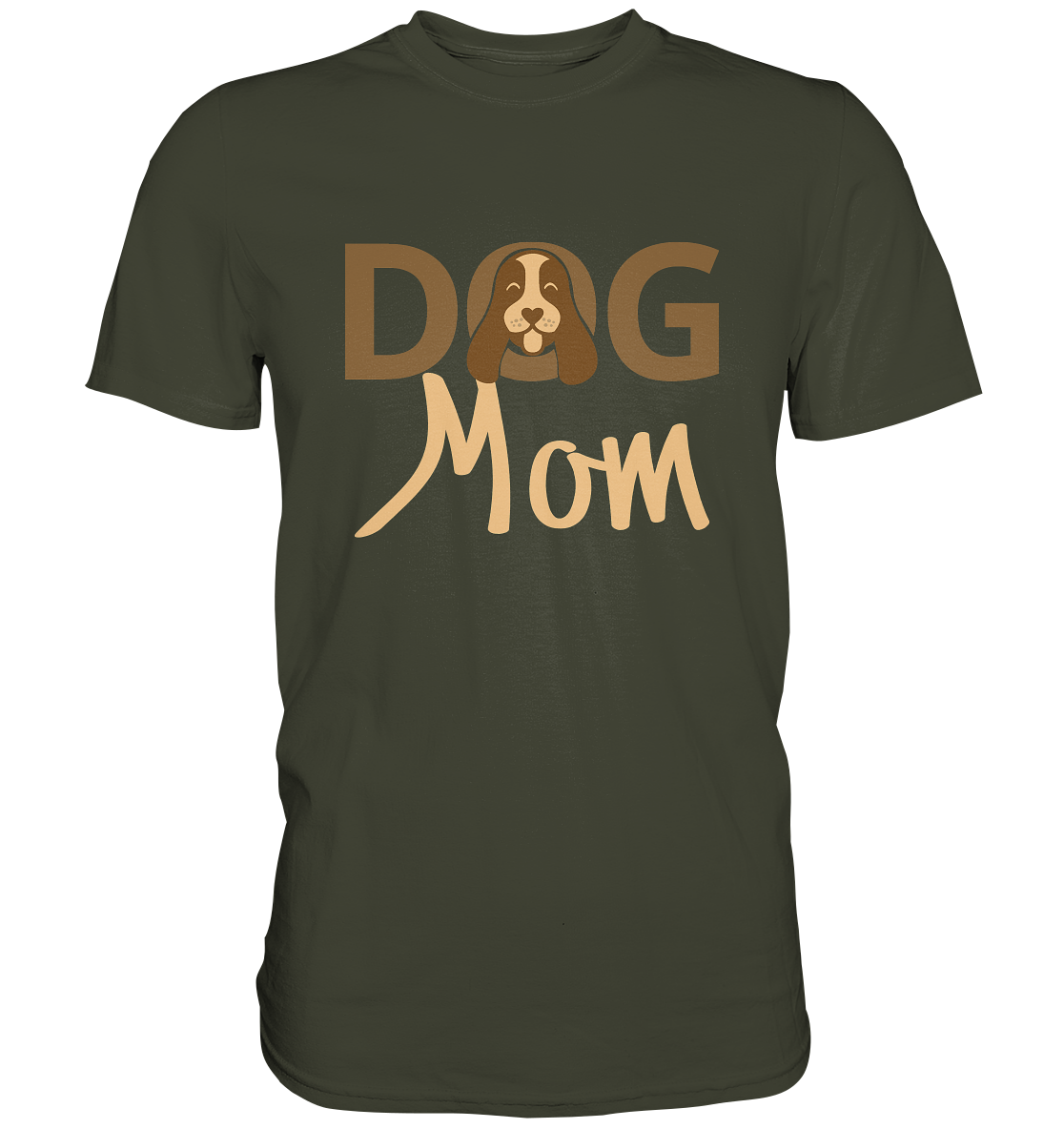 Dog Mom. Hundemama Hunde Hundeliebe - Premium Shirt