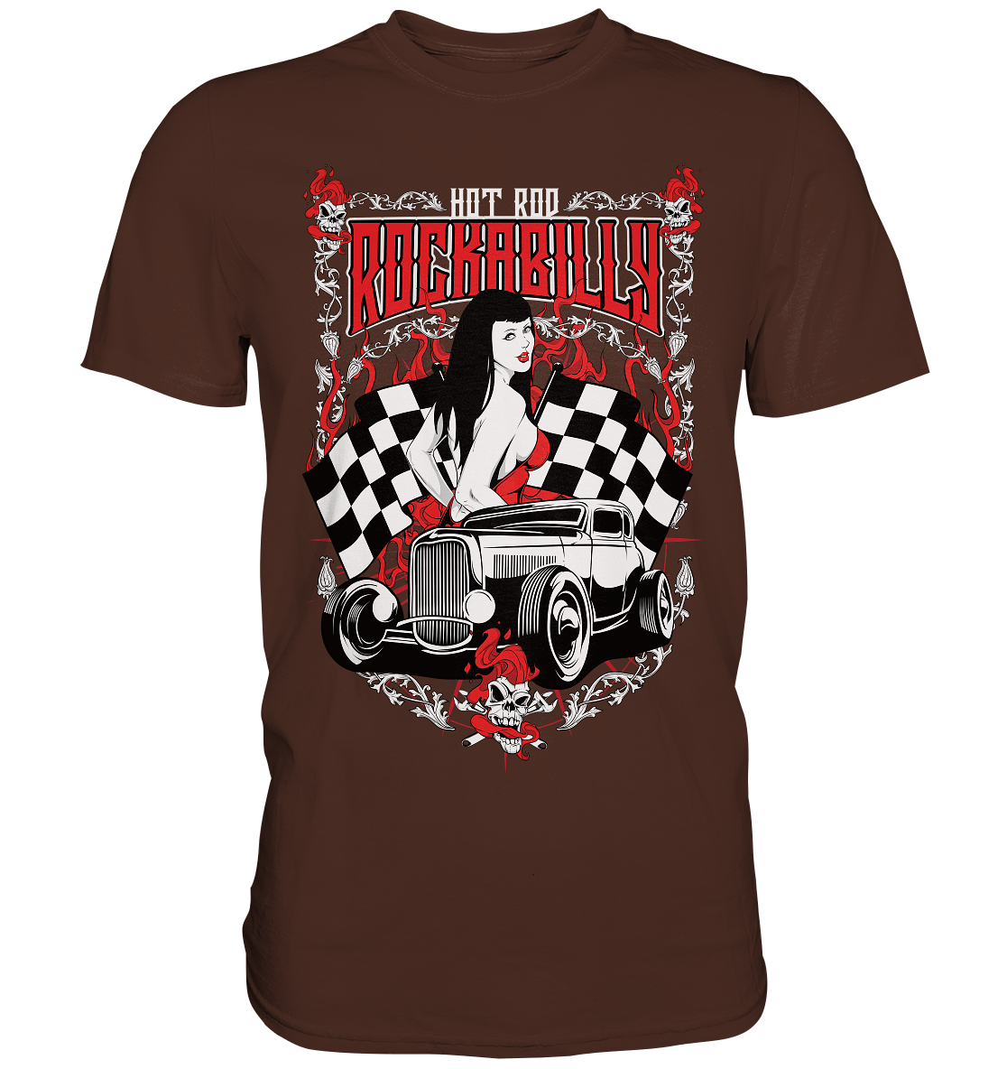 Rockabilly Hot Rod. Fifties Retro Vintage - Unisex Premium Shirt