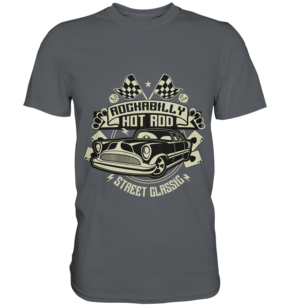 Rockabilly Hot Rod Street Classic - Unisex-Premium Shirt