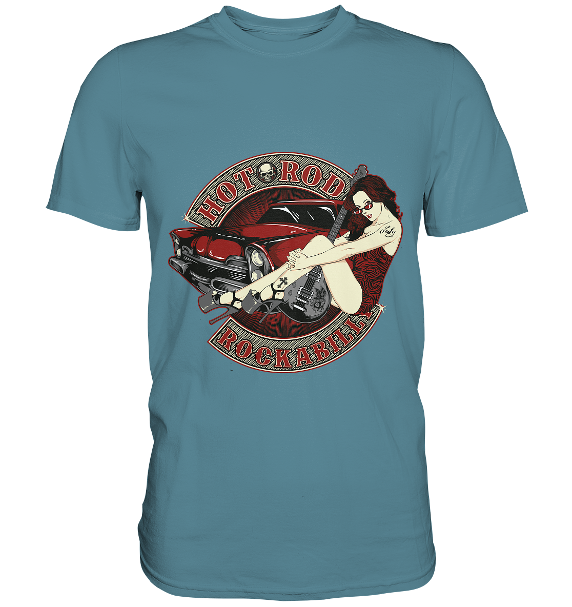 Hotrod Rockabilly. Pinup - Premium Shirt