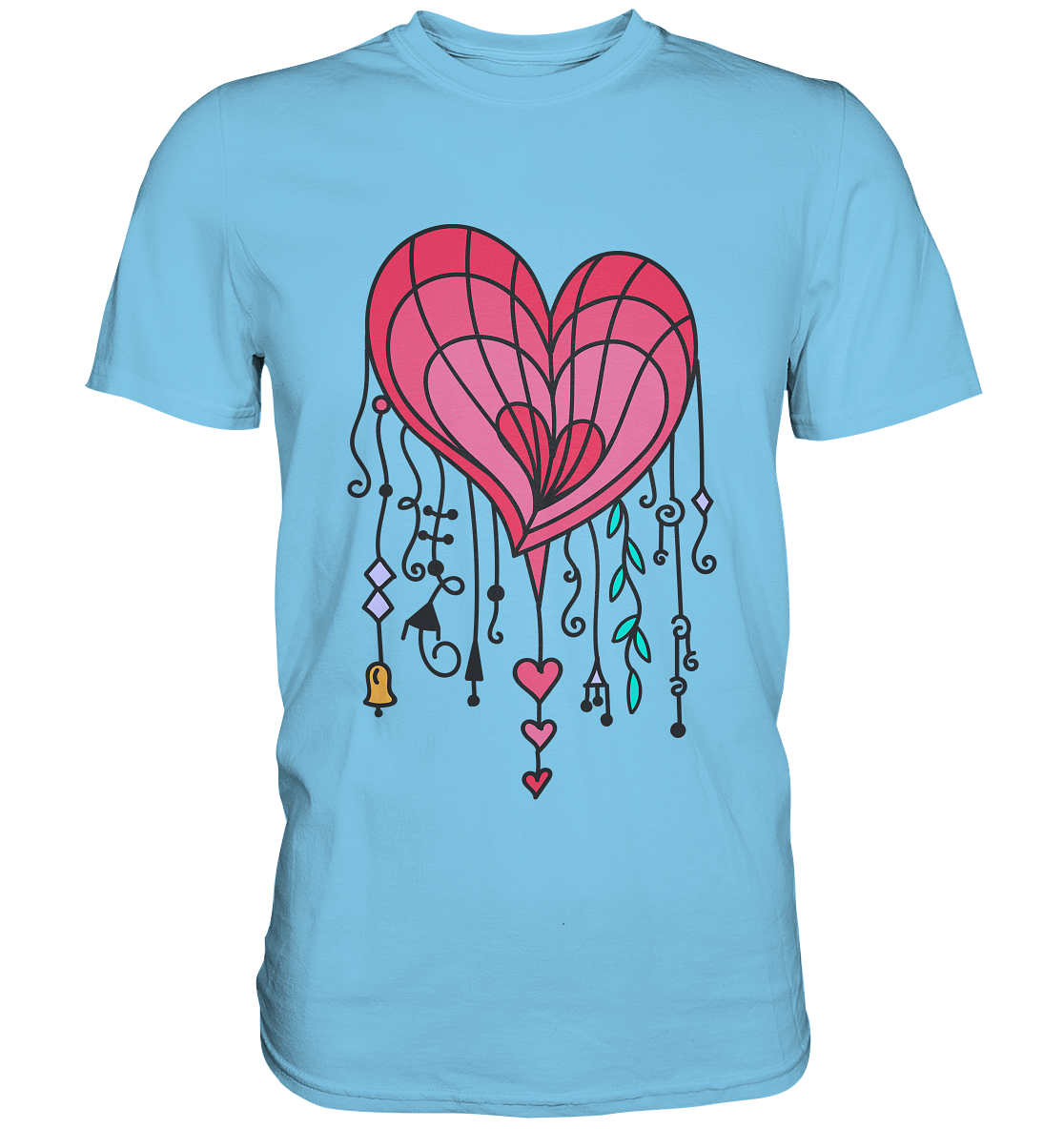 Heart Tangle Liebe - Unisex Premium Shirt