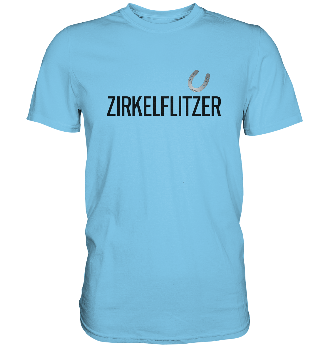 Zirkelflitzer Reining Westernreiten Pferd - Unisex Premium Shirt