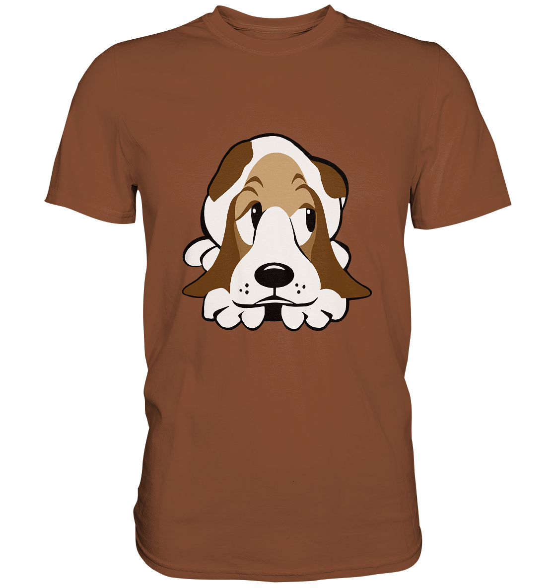 Süßer Hund. Beagle Pfote Hundeliebe - Premium Shirt