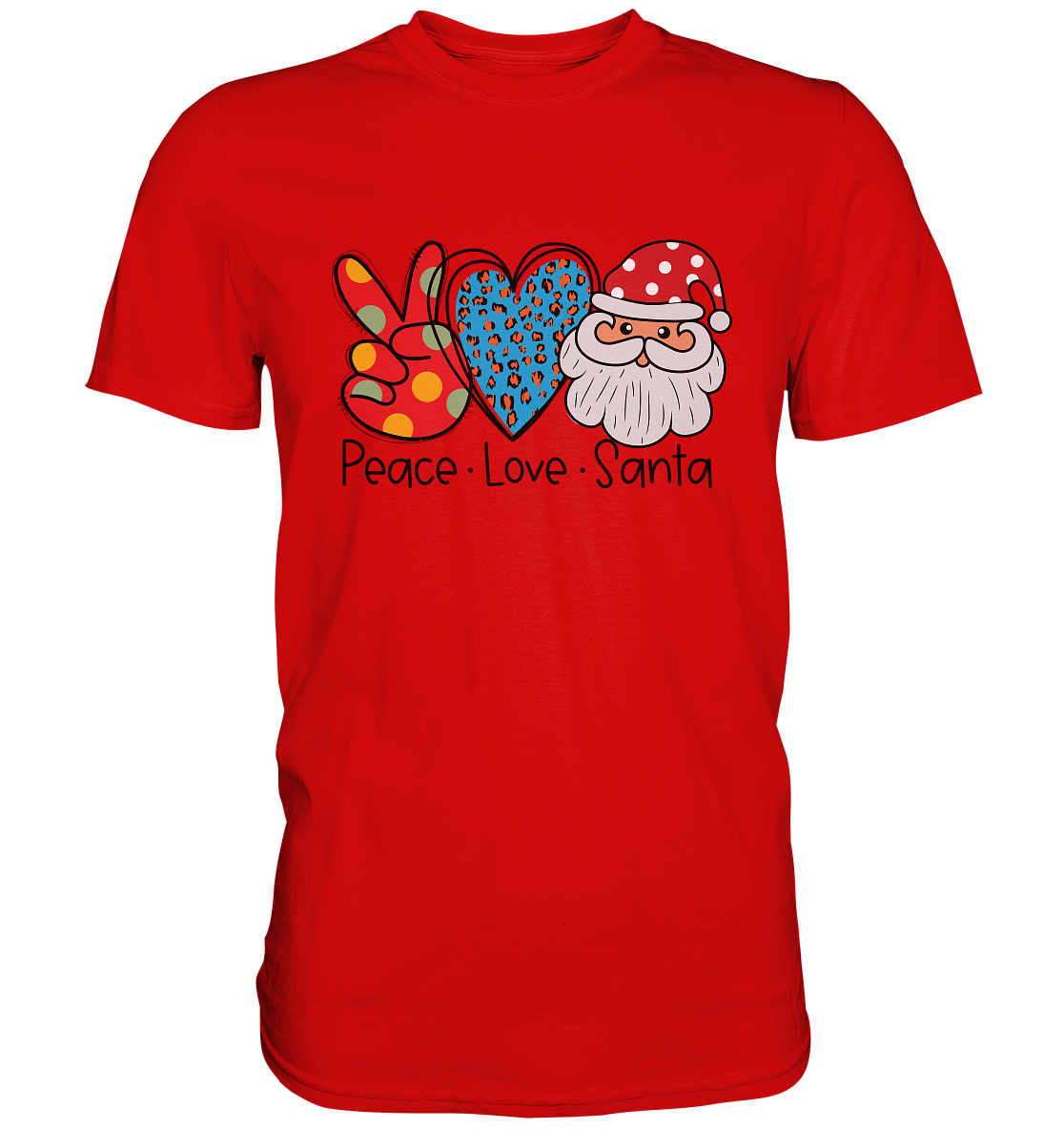 Peace Love Santa - Premium Shirt