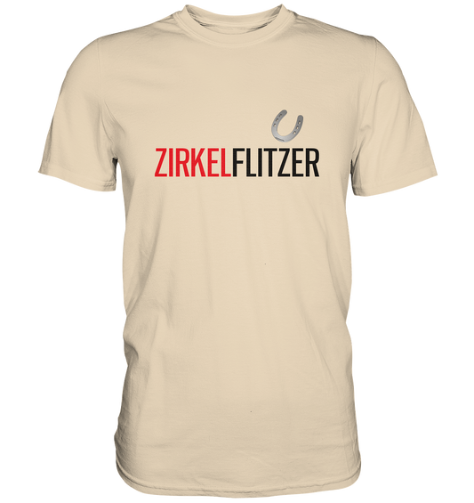 Zirkelflitzer Reining Westernreiten Pferd - Unisex Premium Shirt