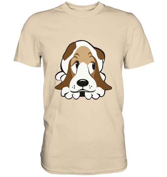 Süßer Hund. Beagle Pfote Hundeliebe - Premium Shirt