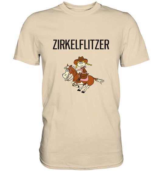 Zirkelflitzer Westernreiten Reining Western - Unisex Premium Shirt