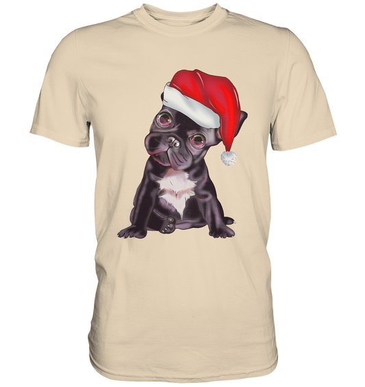 Santa Bulldogge Weihnachten - Premium Shirt