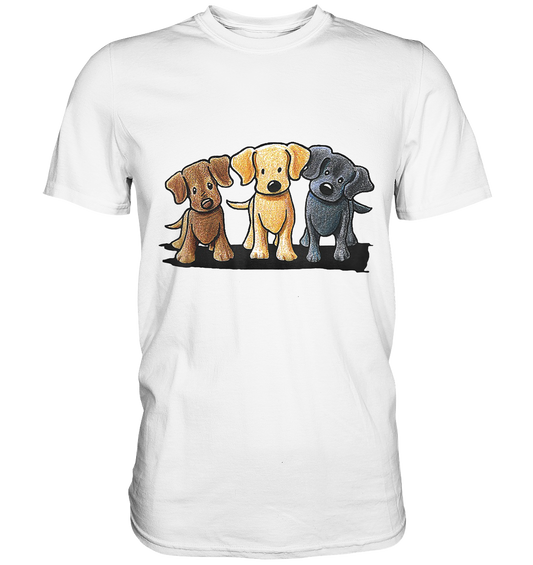Süße Hunde. Welpen - Unisex Premium Shirt