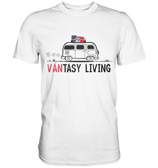 Vantasy Living. Camping -  Premium Shirt