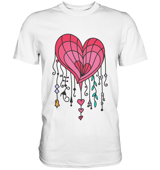 Heart Tangle Liebe - Unisex Premium Shirt