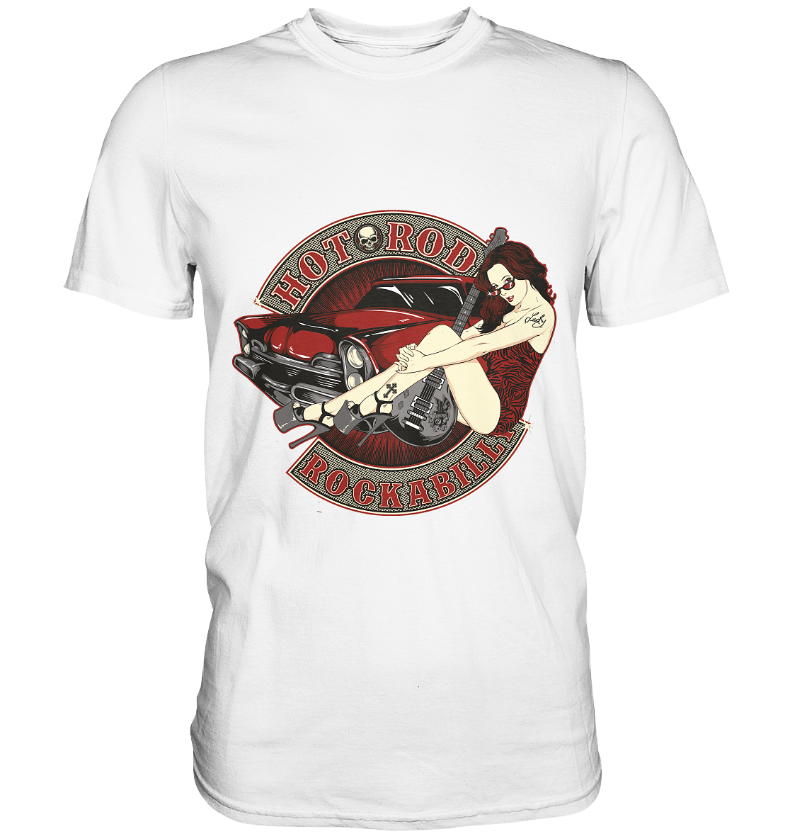 Hotrod Rockabilly. Pinup - Premium Shirt